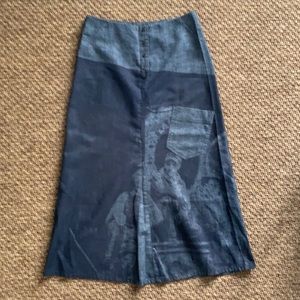 Cop. Copine Paris Blue denim skirt